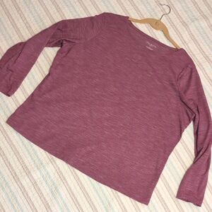 Tabot's Raspberry Long Sleeve Top
